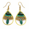 Sparkle Bead Drop Earrings-Siesta Crafts
