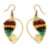 Sparkle Bead Drop Earrings-Siesta Crafts