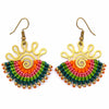 Macrame Colourful Earrings-Siesta Crafts