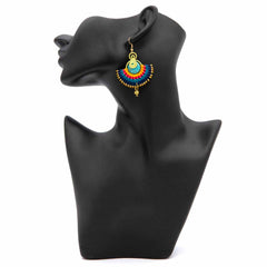 Macrame Colourful Earrings-Siesta Crafts