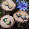 Macrame Colourful Earrings-Siesta Crafts