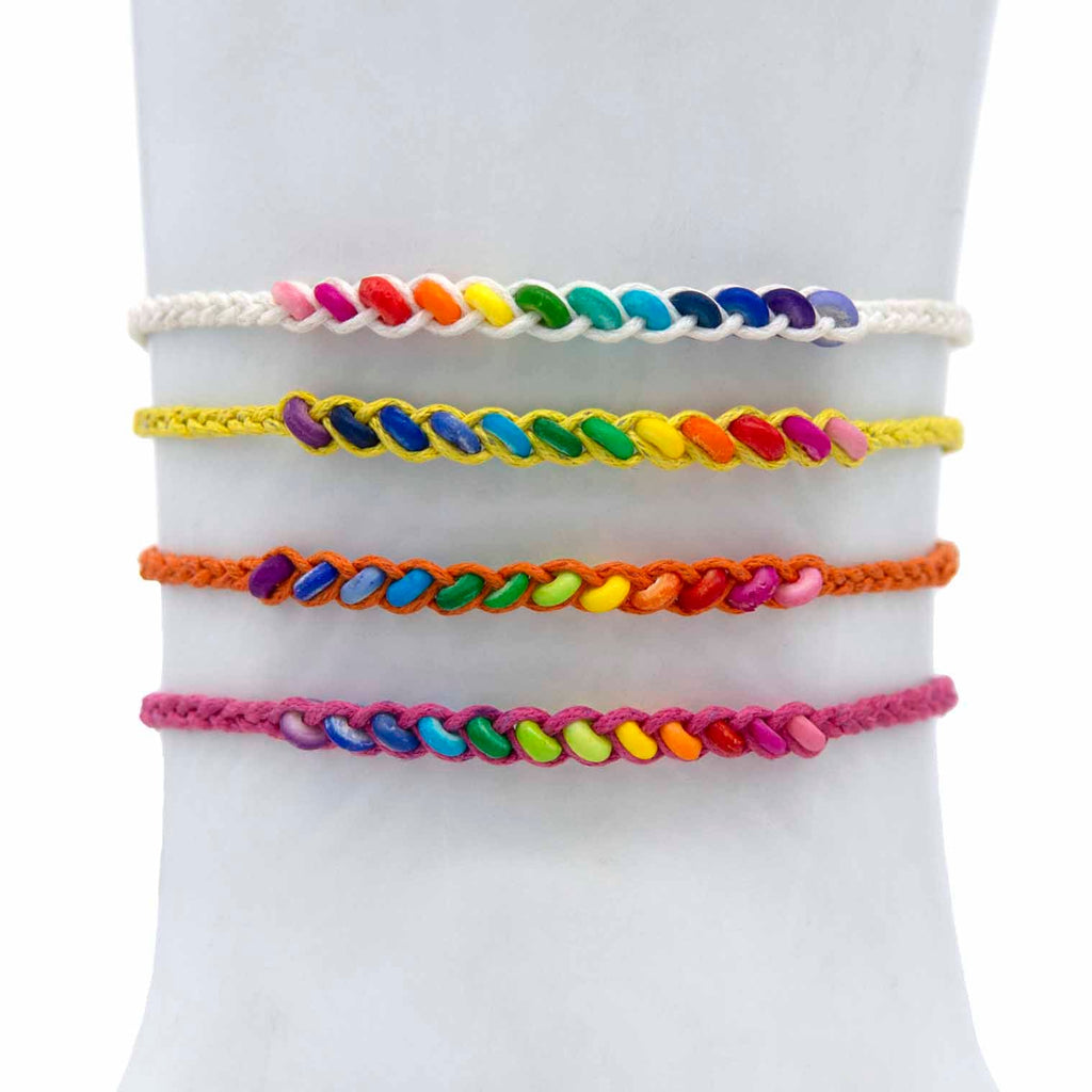 Rainbow Bead Bracelet-Siesta Crafts
