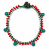 Colourful Bell and Bead Anklet-Siesta Crafts
