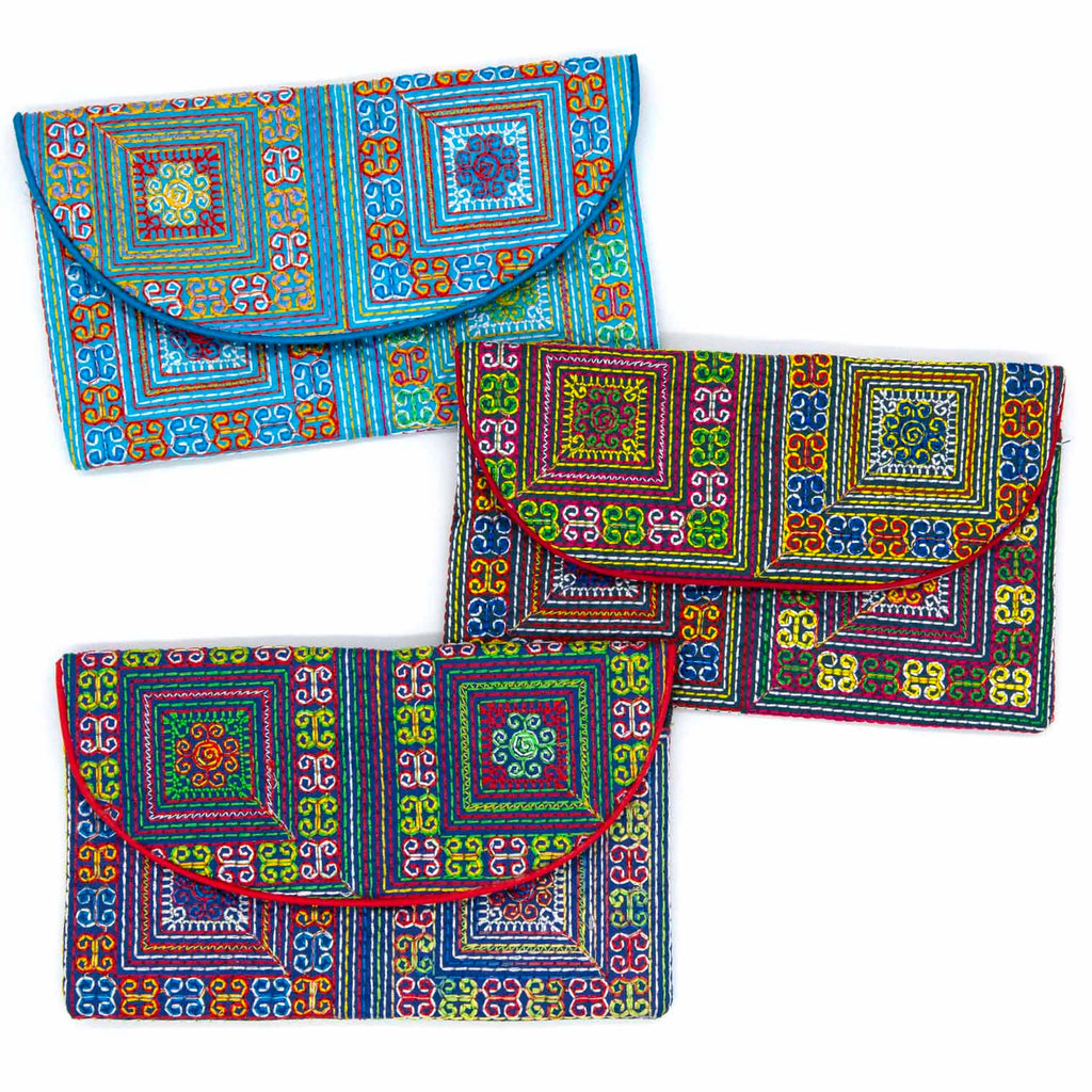 Hill Tribe Material Purse-Siesta Crafts