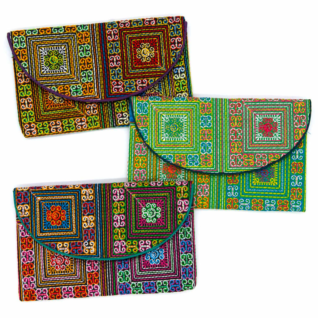 Hill Tribe Material Purse-Siesta Crafts