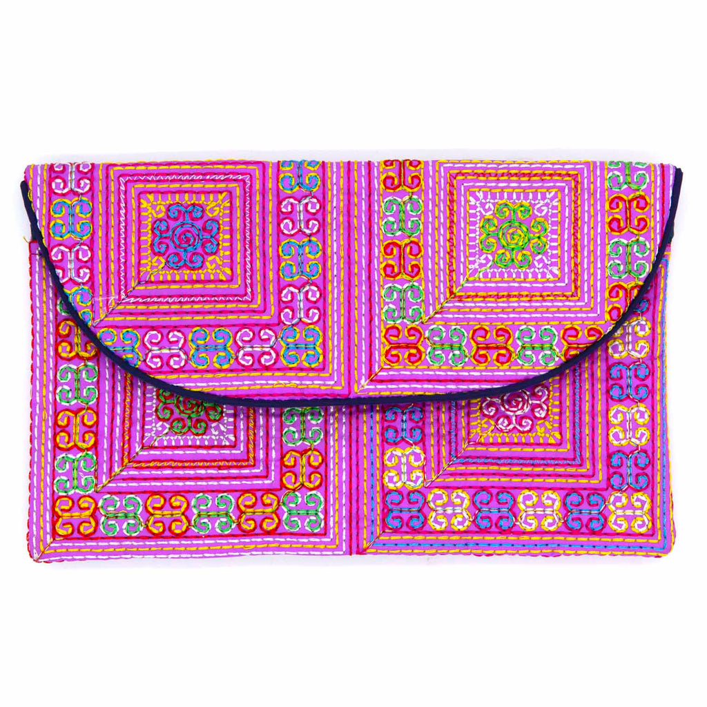 Hill Tribe Material Purse-Siesta Crafts