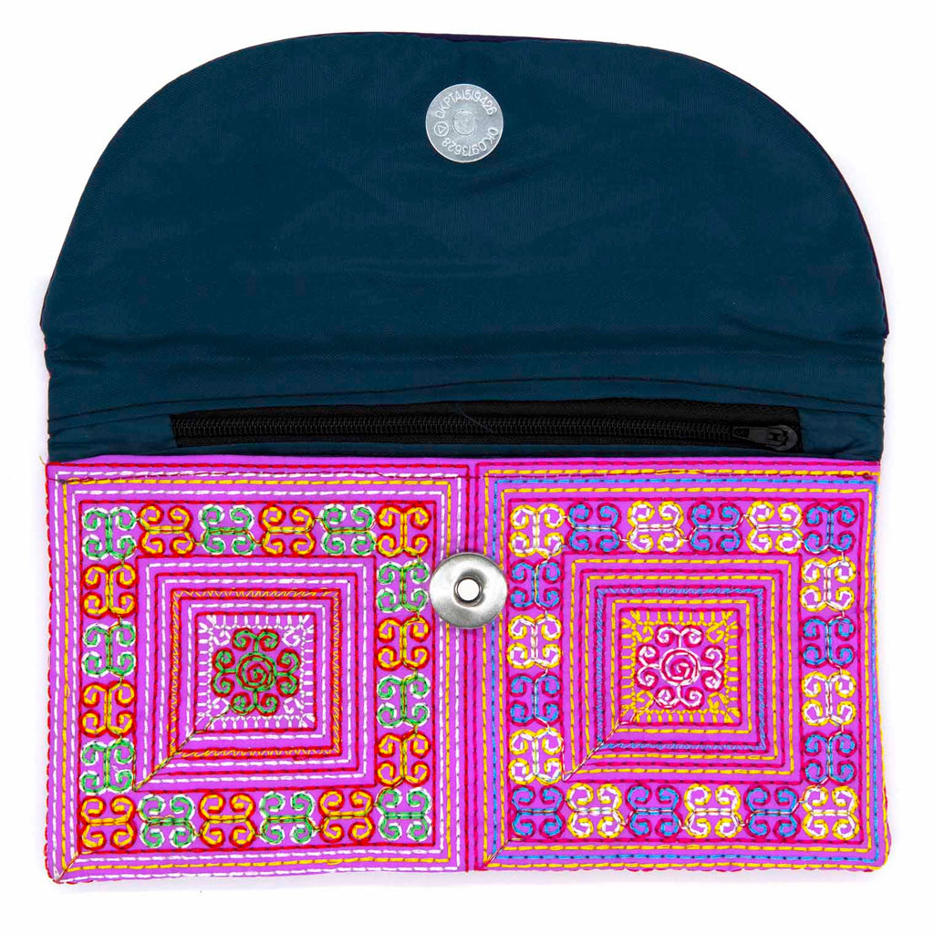 Hill Tribe Material Purse-Siesta Crafts
