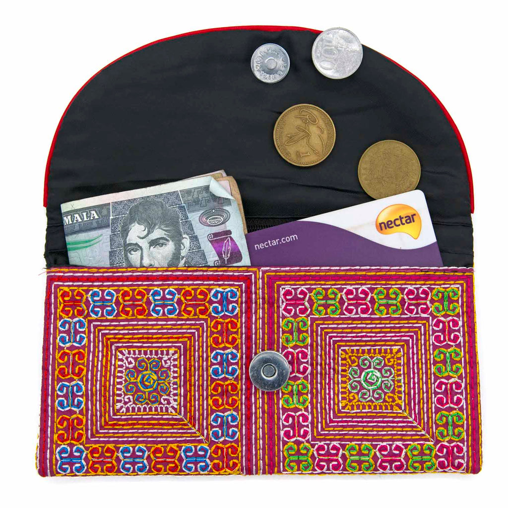 Hill Tribe Material Purse-Siesta Crafts