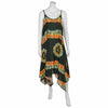 Muted Tie Dye Strappy Dress-Siesta Crafts