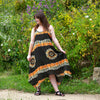 Muted Tie Dye Strappy Dress-Siesta Crafts