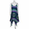 Muted Tie Dye Strappy Dress-Siesta Crafts