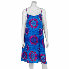 Bright and Bold Tie Dye Strappy Dress-Siesta Crafts