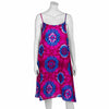 Bright and Bold Tie Dye Strappy Dress-Siesta Crafts