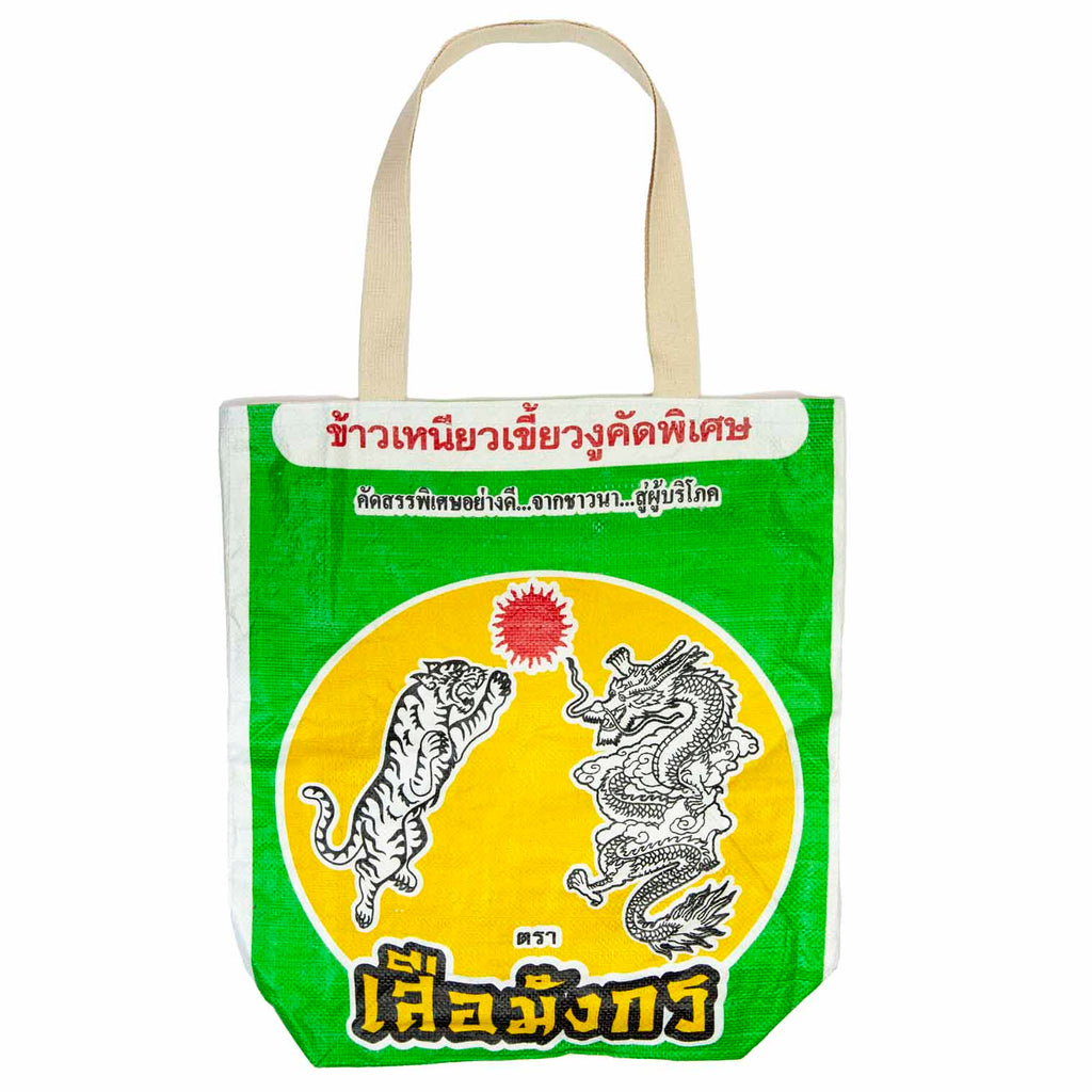 Recycled Rice Bag Large Shopper-Siesta Crafts
