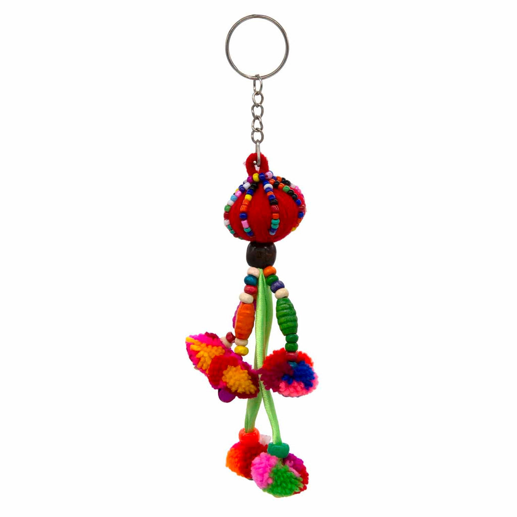 Hill Tribe Colourful Keyring-Siesta Crafts