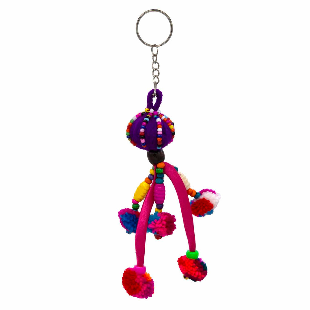 Hill Tribe Colourful Keyring-Siesta Crafts