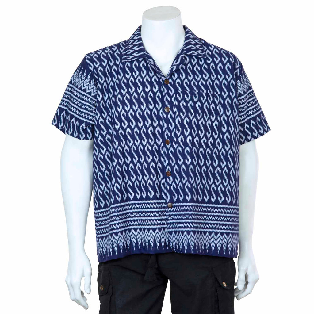 Thai Blue Shirt - Schoolboy S-Siesta Crafts