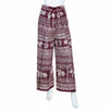 Elephant Print Wrap Trousers-Siesta Crafts