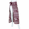 Elephant Print Wrap Trousers-Siesta Crafts