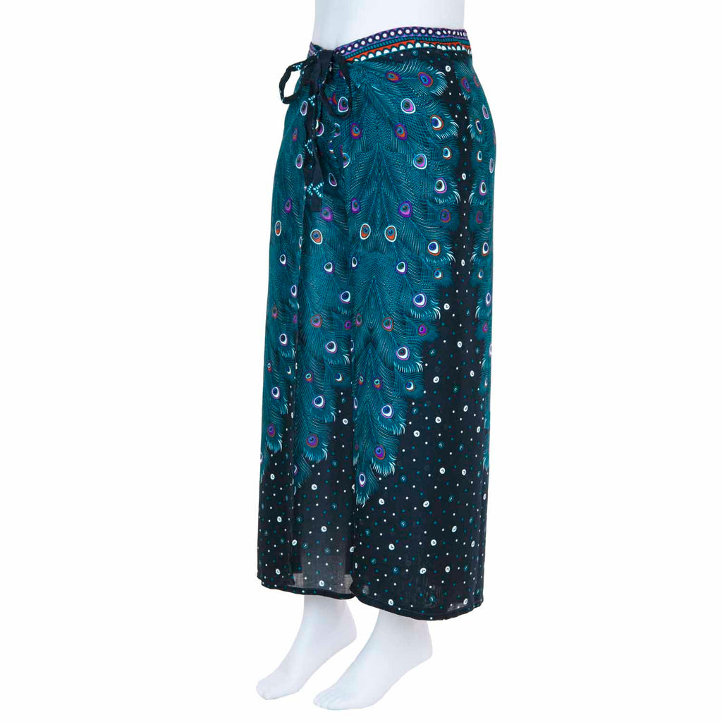Festival Print Wrap Trousers-Siesta Crafts
