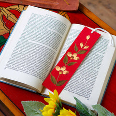 Thai Pressed Flower Bookmarks - Pack of 8-Siesta Crafts