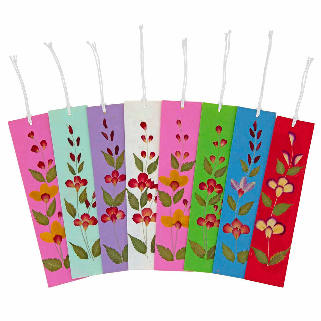 Thai Flower Bookmarks - Pack of 8-Siesta Crafts