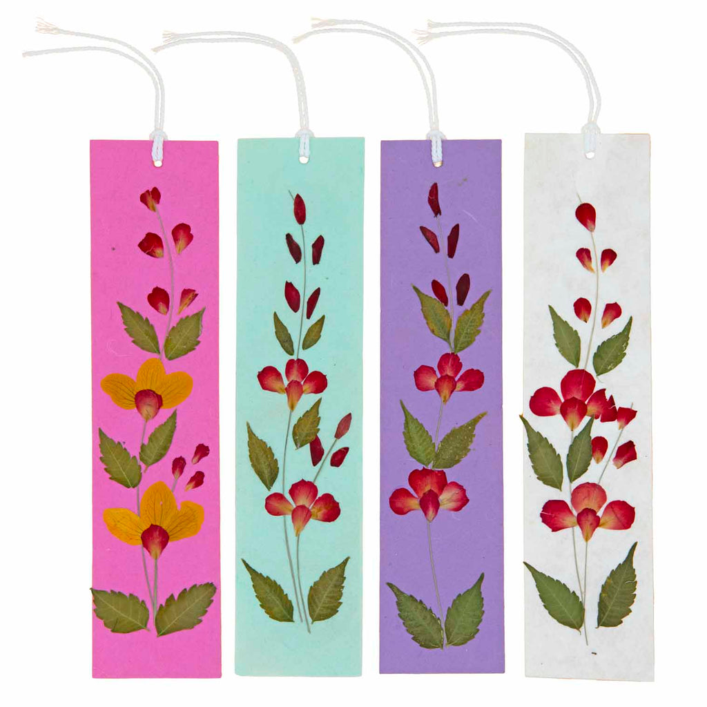 Thai Flower Bookmarks - Pack of 8-Siesta Crafts