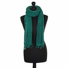 Woven Cotton Scarf-Siesta Crafts