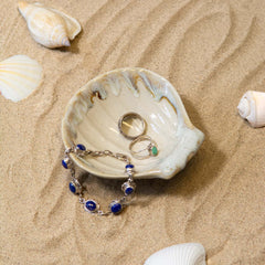 Shell Ceramic Trinket Dish-Siesta Crafts