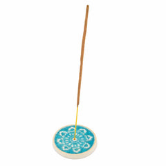 Mandala Crystal Glaze Incense Holder