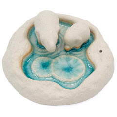 Double Elephant Lagoon Incense Holder-Siesta Crafts
