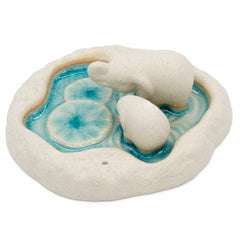 Double Elephant Lagoon Incense Holder-Siesta Crafts