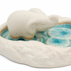 Double Elephant Lagoon Incense Holder-Siesta Crafts