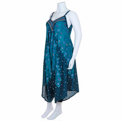 Cami Harem Peacock Feather Jumpsuit-Siesta Crafts