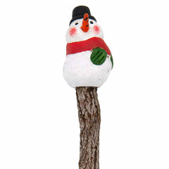 Snowman Sawdust Pencil-Siesta Crafts