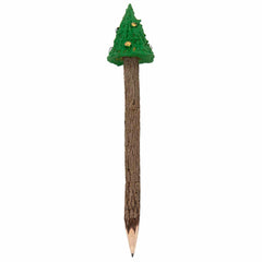 Christmas Tree Sawdust Pencil-Siesta Crafts