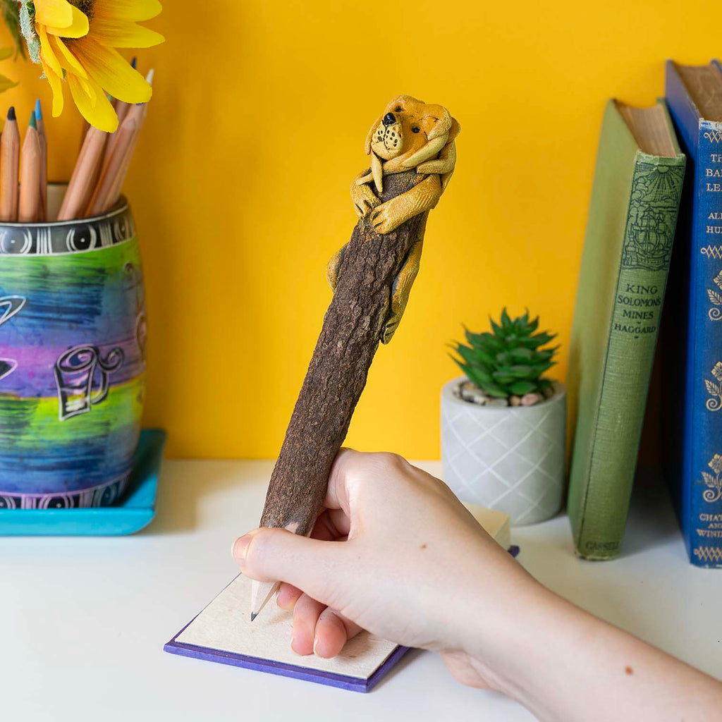 Lion Sawdust Pencil-Siesta Crafts