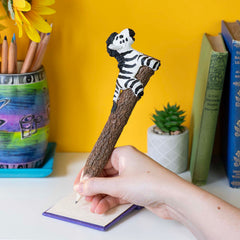 Zebra Sawdust Pencil-Siesta Crafts