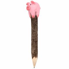 Pig Sawdust Pencil-Siesta Crafts