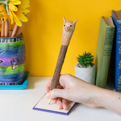 Llama Sawdust Pencil-Siesta Crafts