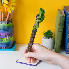 Frog Sawdust Pencil-Siesta Crafts