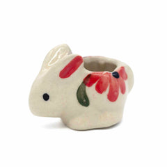 Tiny Animal Pot - Rabbit-Siesta Crafts