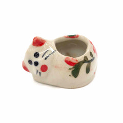 Tiny Animal Pot - Cat-Siesta Crafts