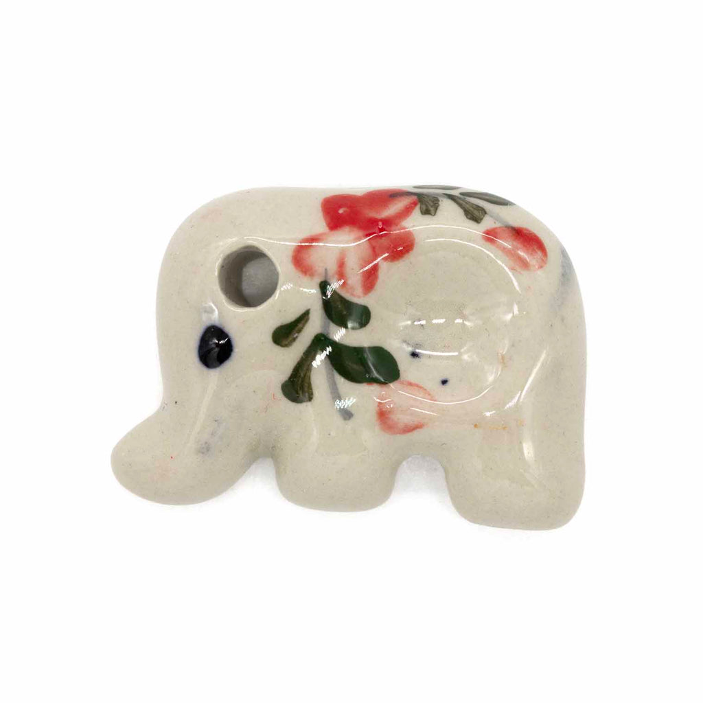 Miniature Thai Painted Incense Holder - Elephant-Siesta Crafts