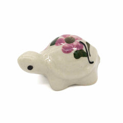Miniature Thai Painted Incense Holder - Tortoise-Siesta Crafts