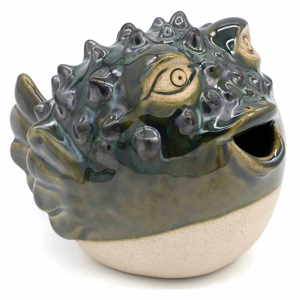 Not Really a Hugger - Ceramic Pufferfish
