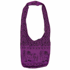Elephant Print Shoulder Bag-Siesta Crafts