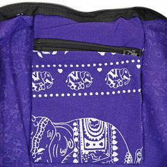 Elephant Print Shoulder Bag