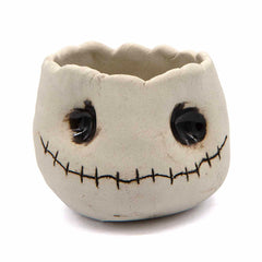 Stitch Mouth Skull Pinch Pot-Siesta Crafts