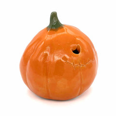 Jack-o'-Lantern Pumpkin Ceramic Figurine-Siesta Crafts